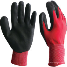 nitrile sandy palm coated gloves